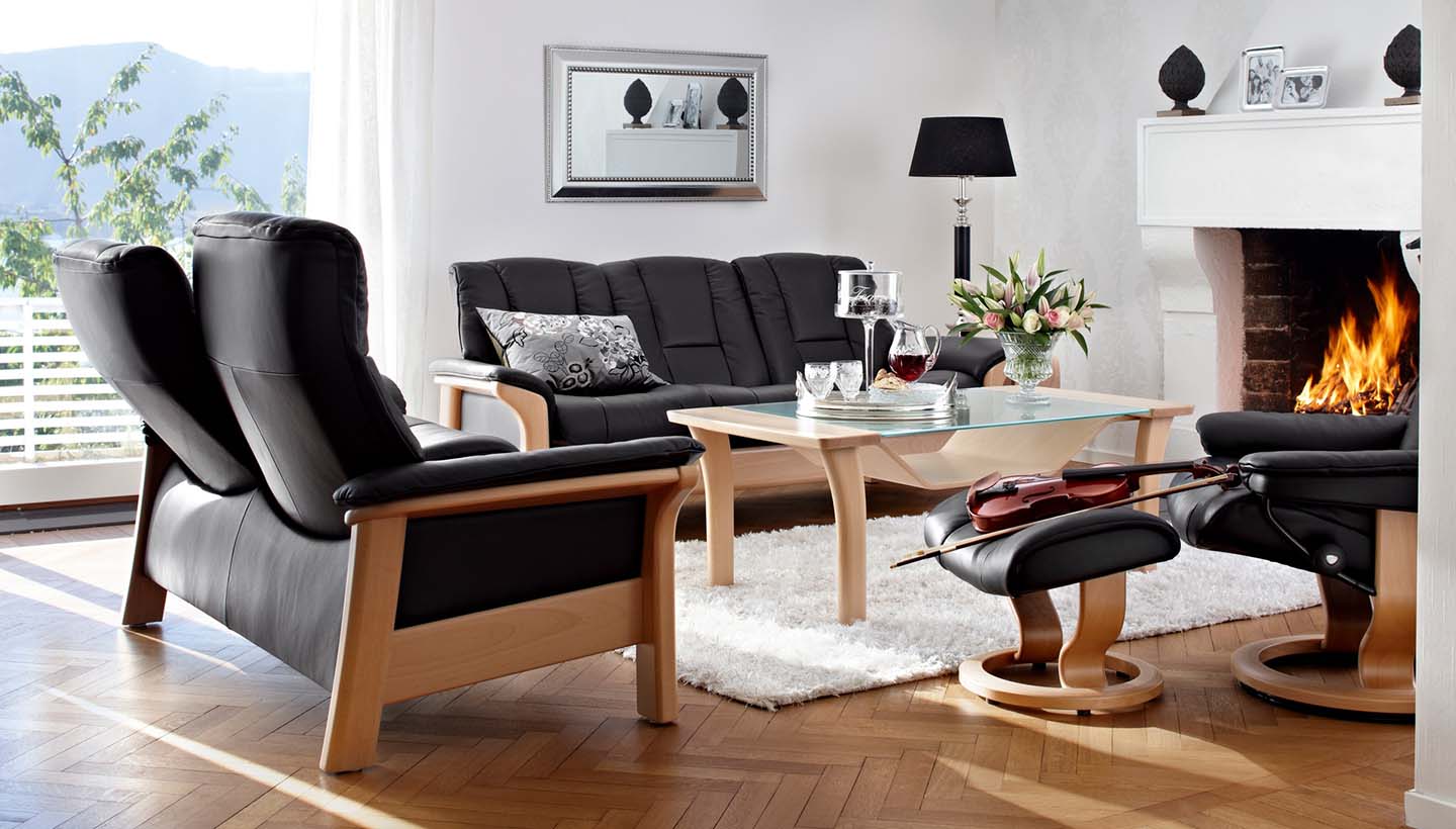 ebay stressless living room set